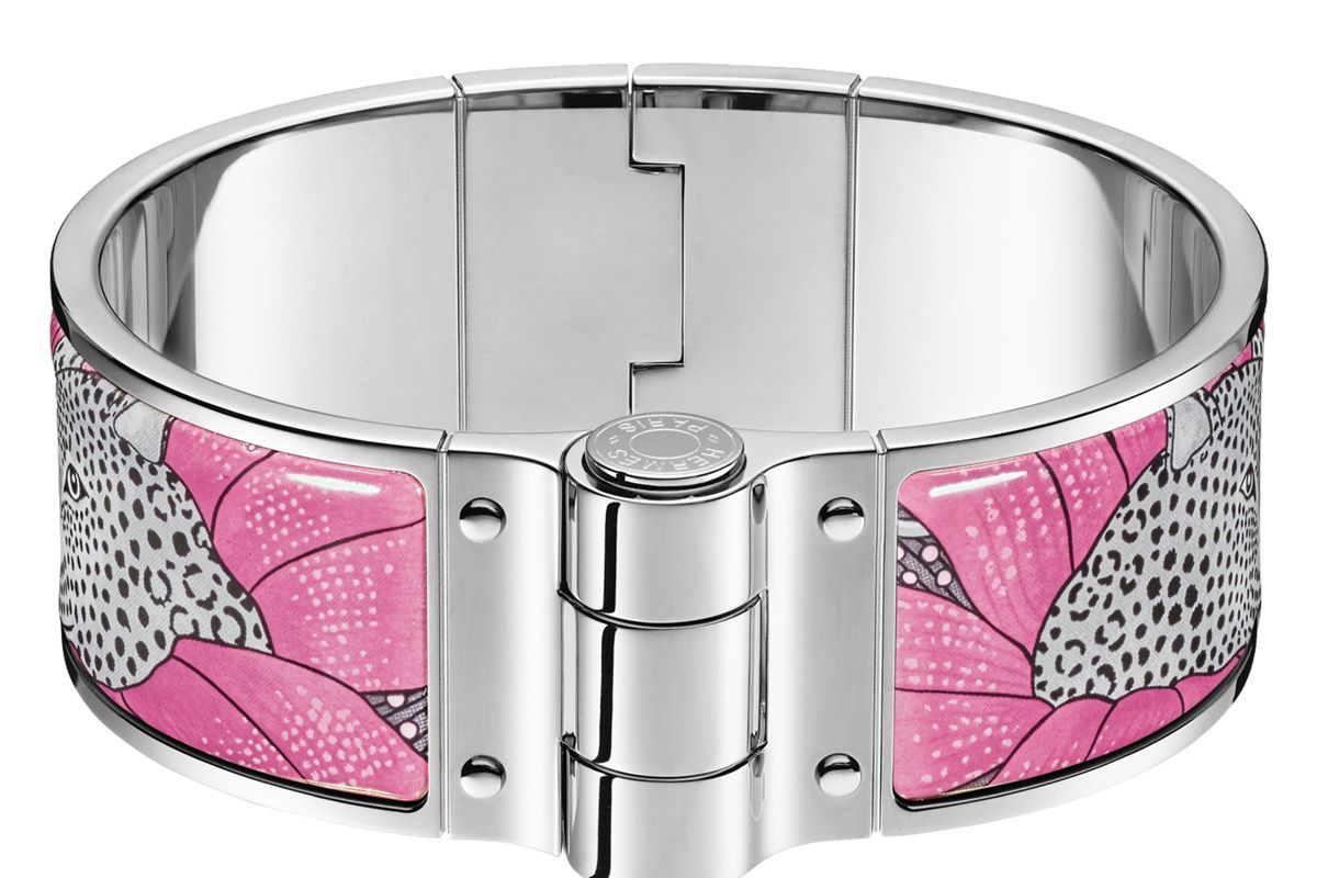 hermes baobab cat hinged bracelet