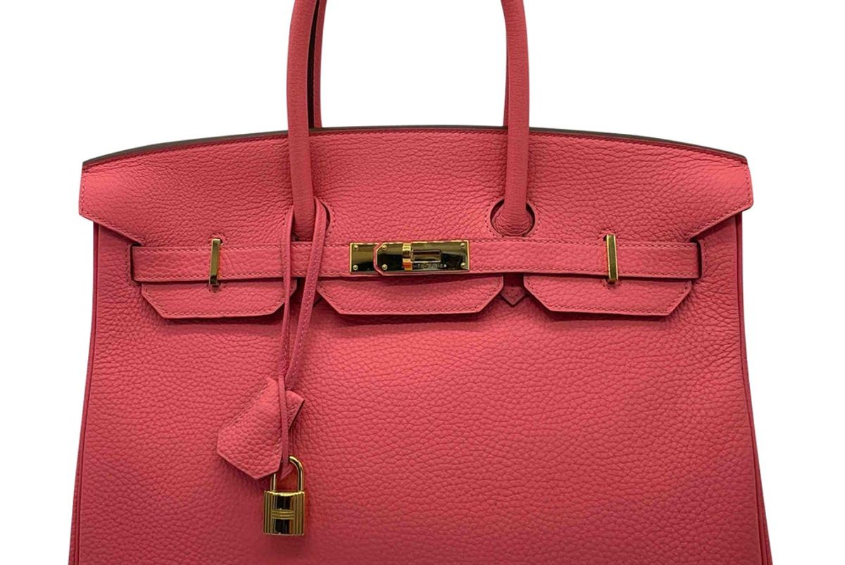 hermes birkin 35 leather handbag