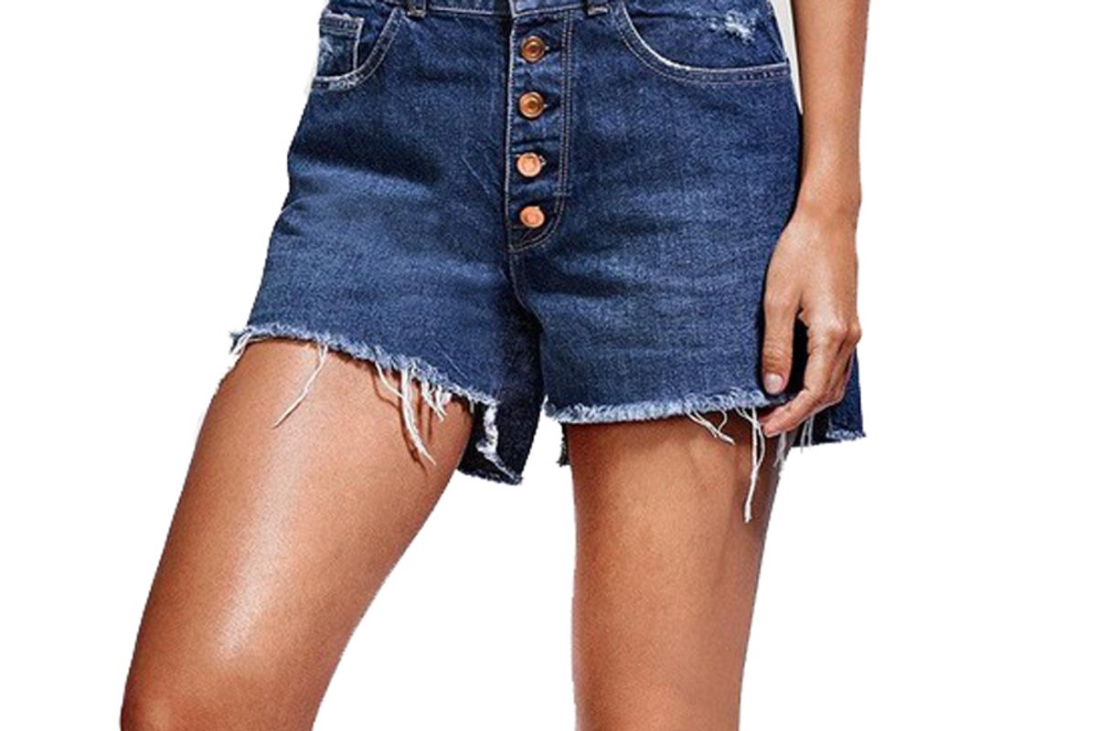 Apollo High-Rise Denim Shorts