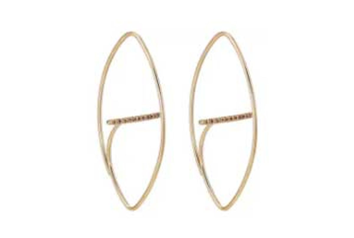 hirotaka gossamer floating earrings