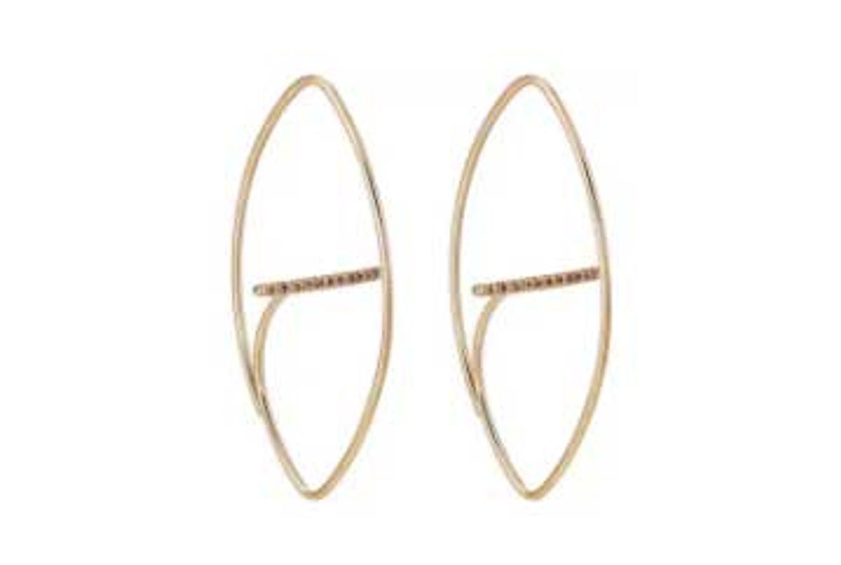 hirotaka gossamer floating earrings