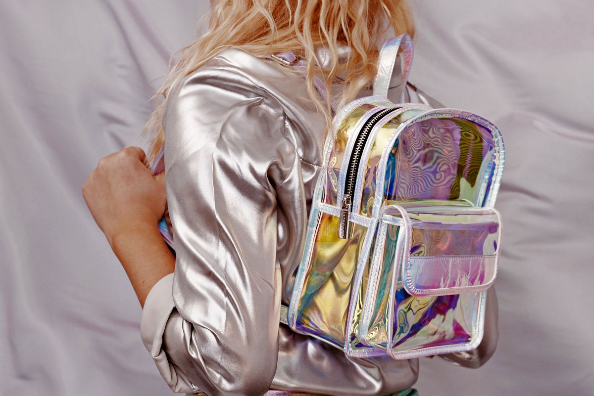 Clear Holo Backpack