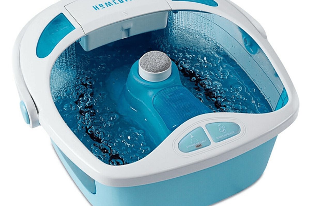 homedics shower bliss foot spa with heat boost power