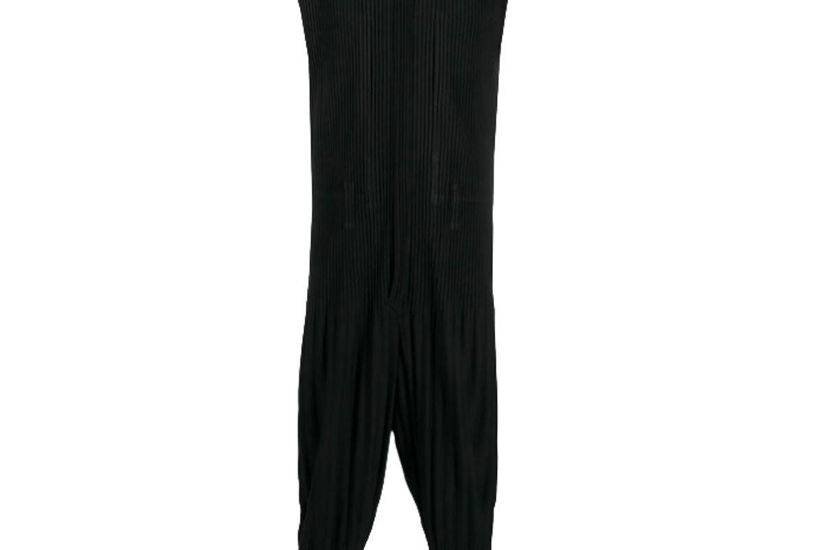 homme plisse issey miyake micro pleated jumpsuit