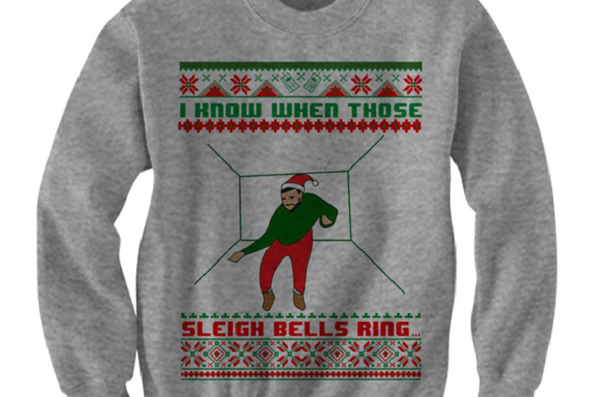 Drake Christmas Sweater I Know When Those Sleigh Bells