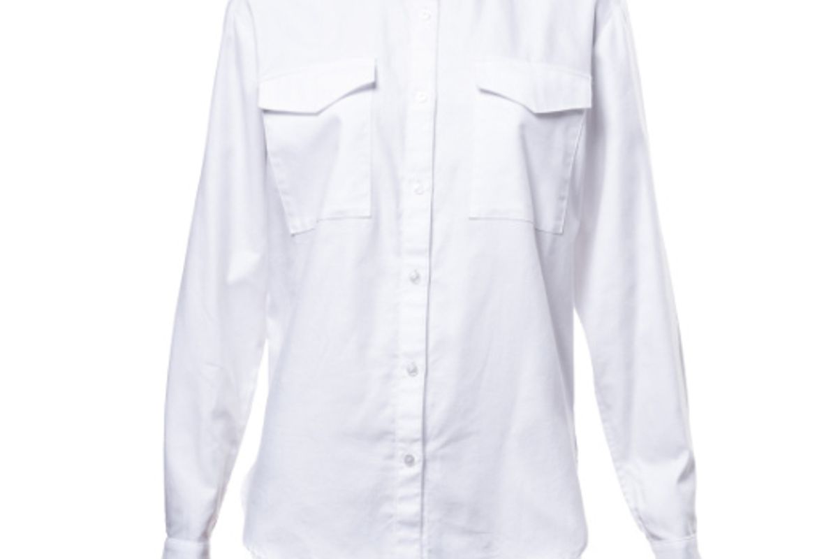 house of noonie oversized button down shirt