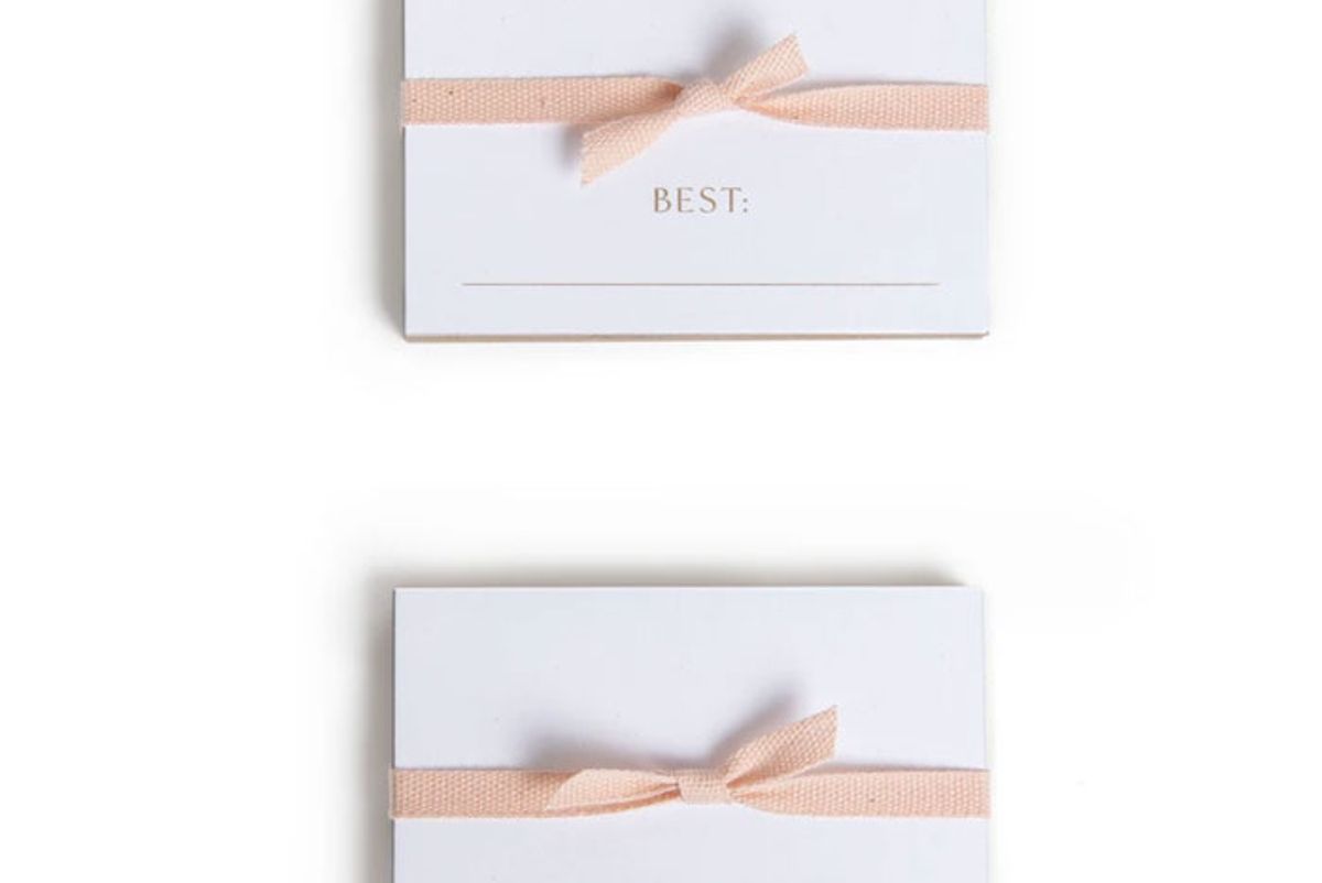 house parties set of 24 superlative place cards