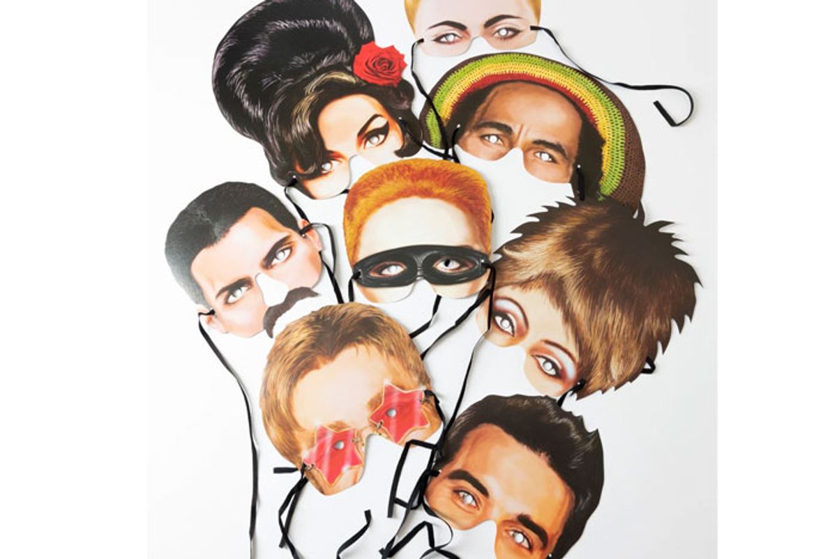 house parties set of 8 pop star masks