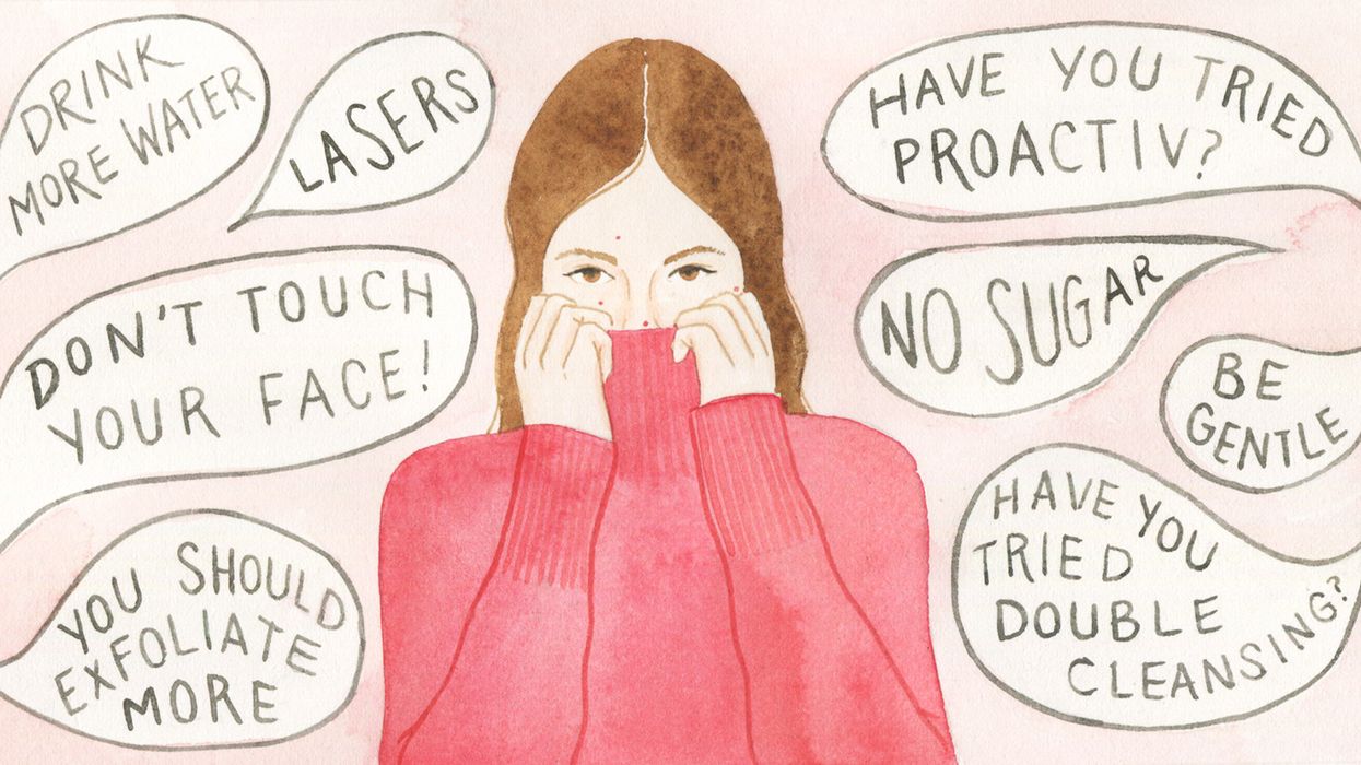 how beauty editors get rid of acne fast