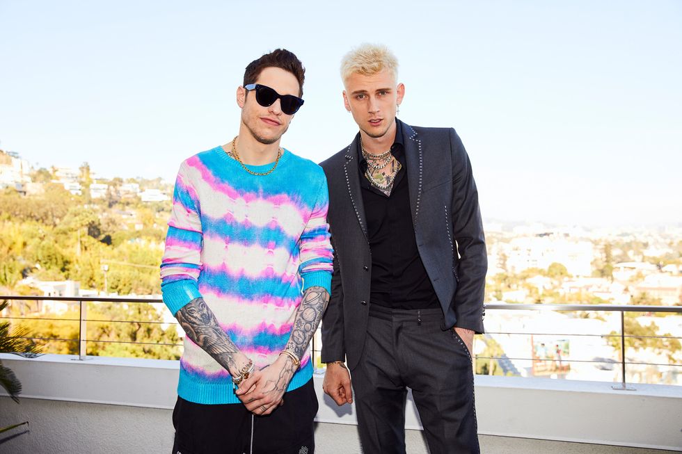 how pete davidson met colson baker