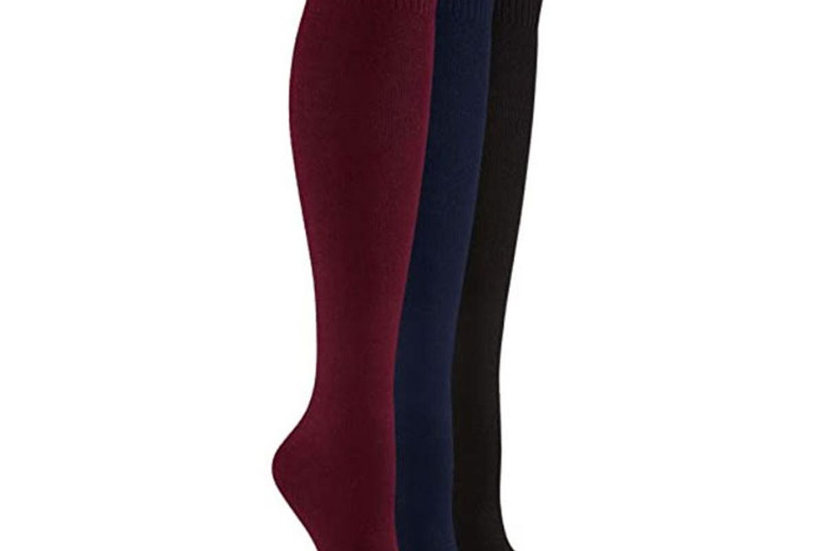 hue flat knit knee sock