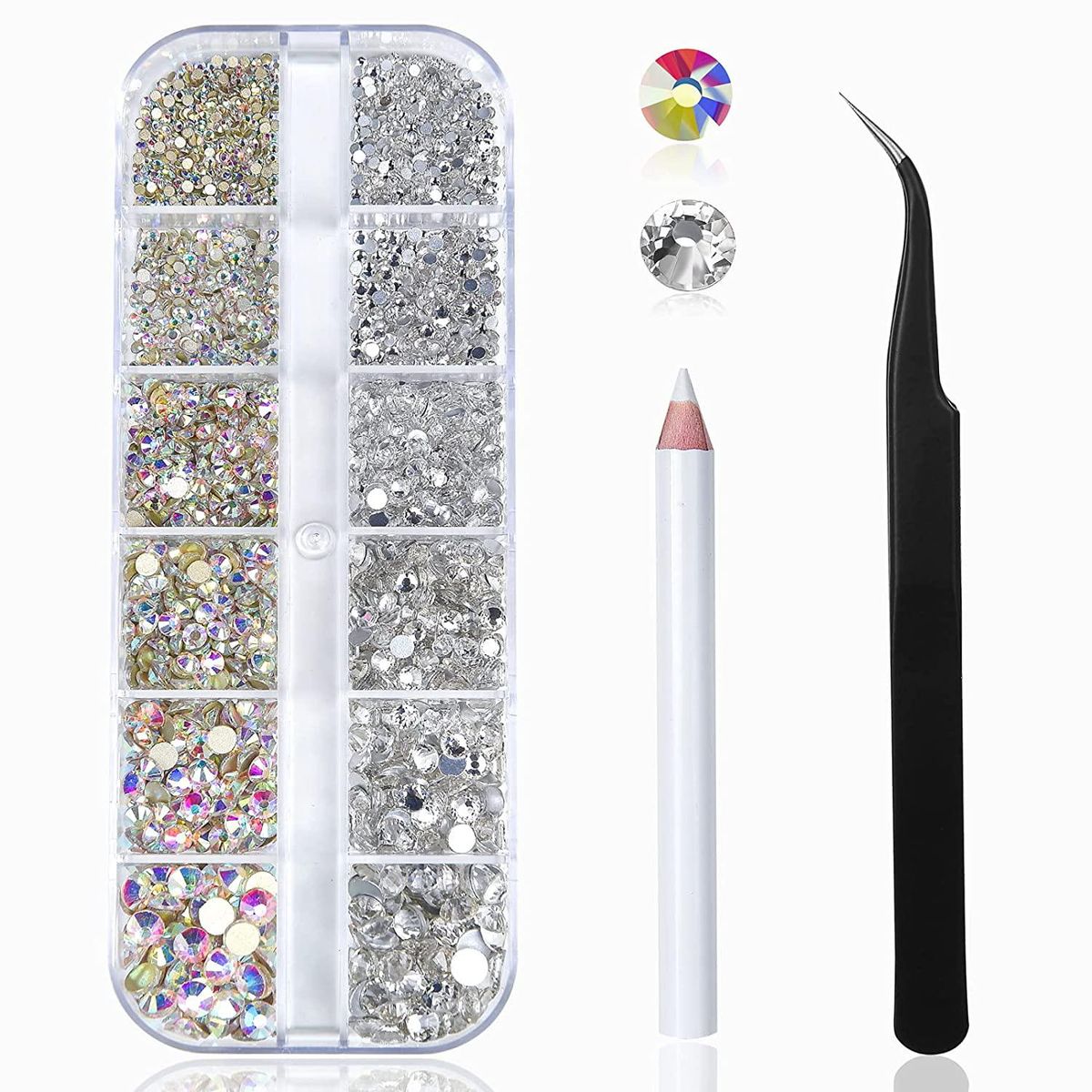huetfat nail art rhinestones kit