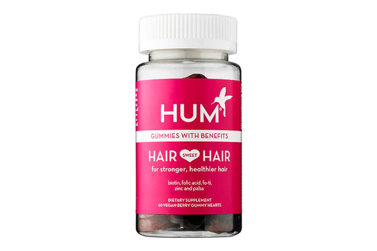 hum hair sweet hair growth vegan gummies