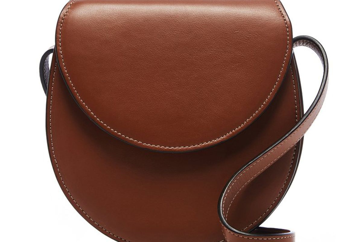 hunting season nappa leather saddle crossbody bag