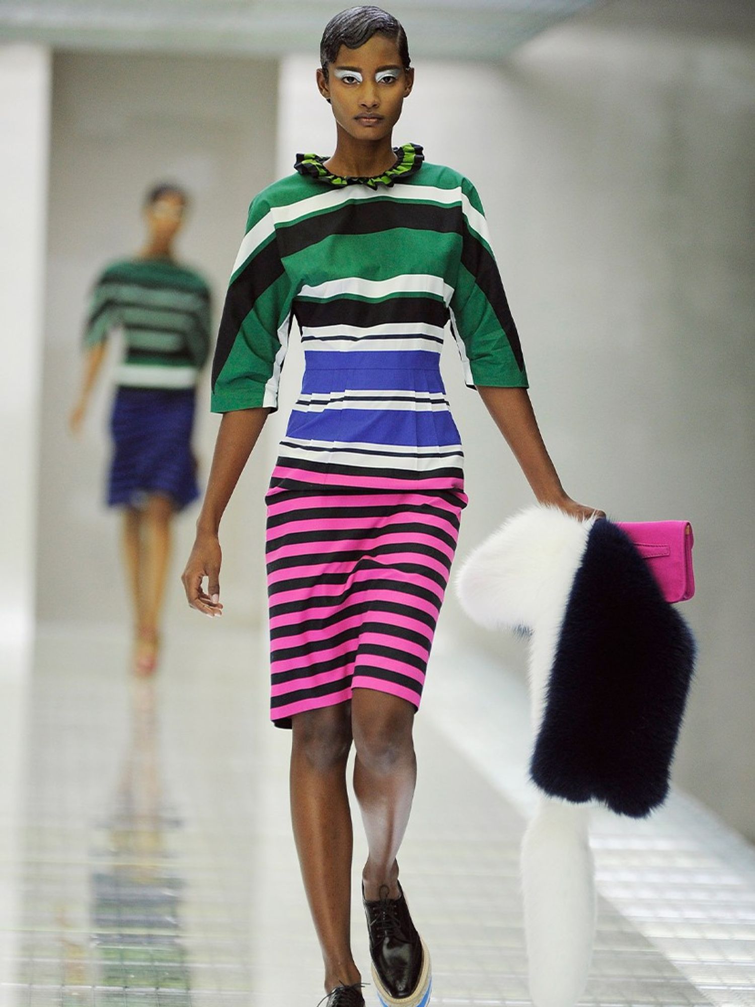 iconic runway moments Prada Spring/Summer 2011