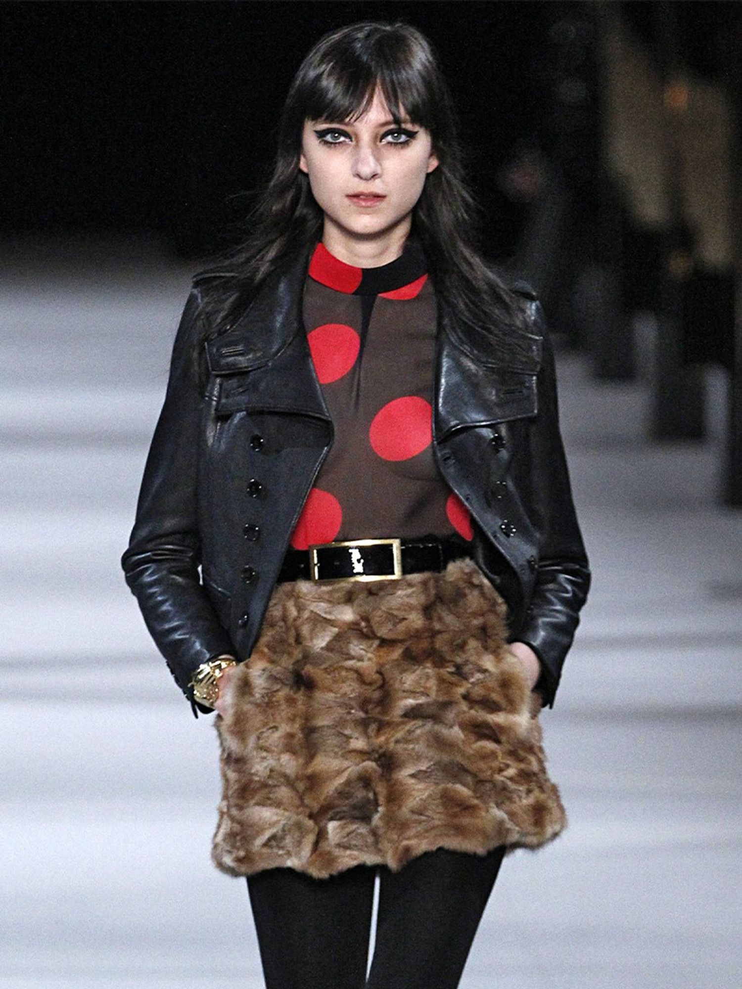 iconic runway moments Saint Laurent Fall/Winter 2014-2015