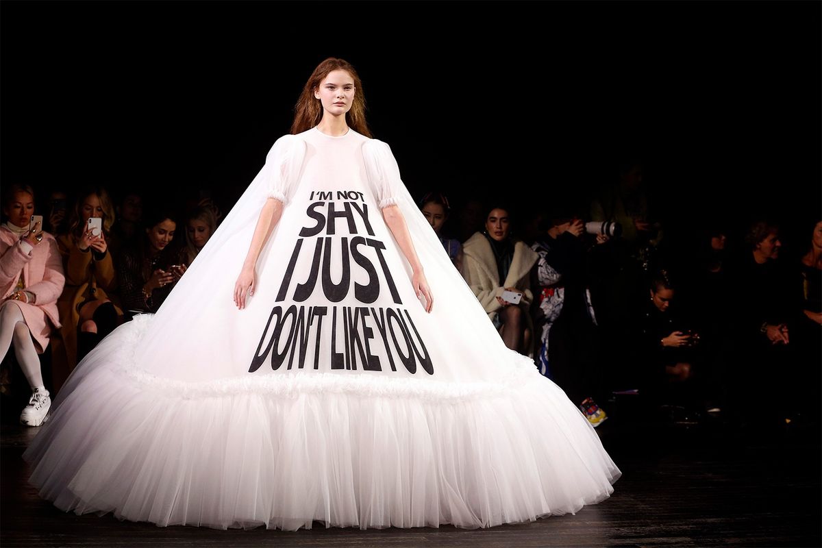 iconic runway moments Viktor & Rolf Spring/Summer Couture 2019