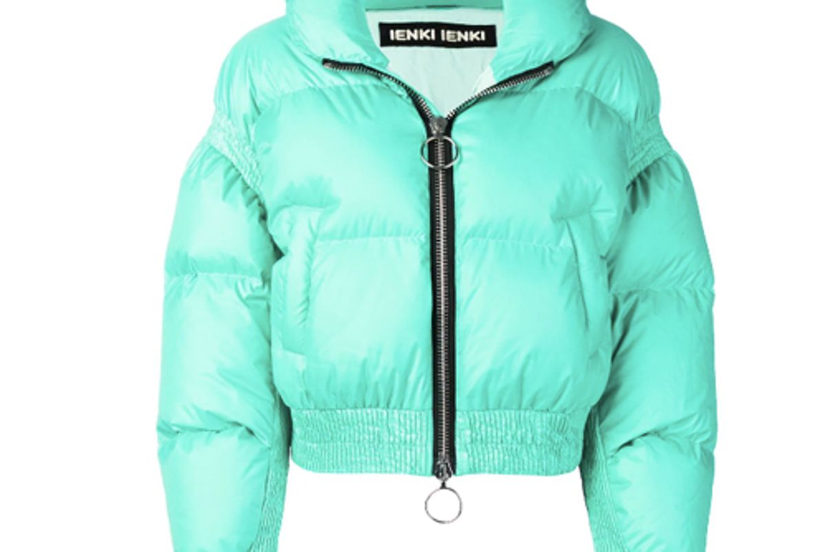 ienki ienki cropped puffer jacket