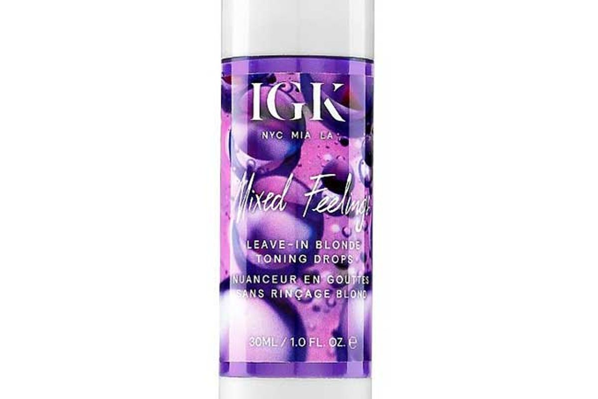 igk mixed feelings leave in blonde toning drops