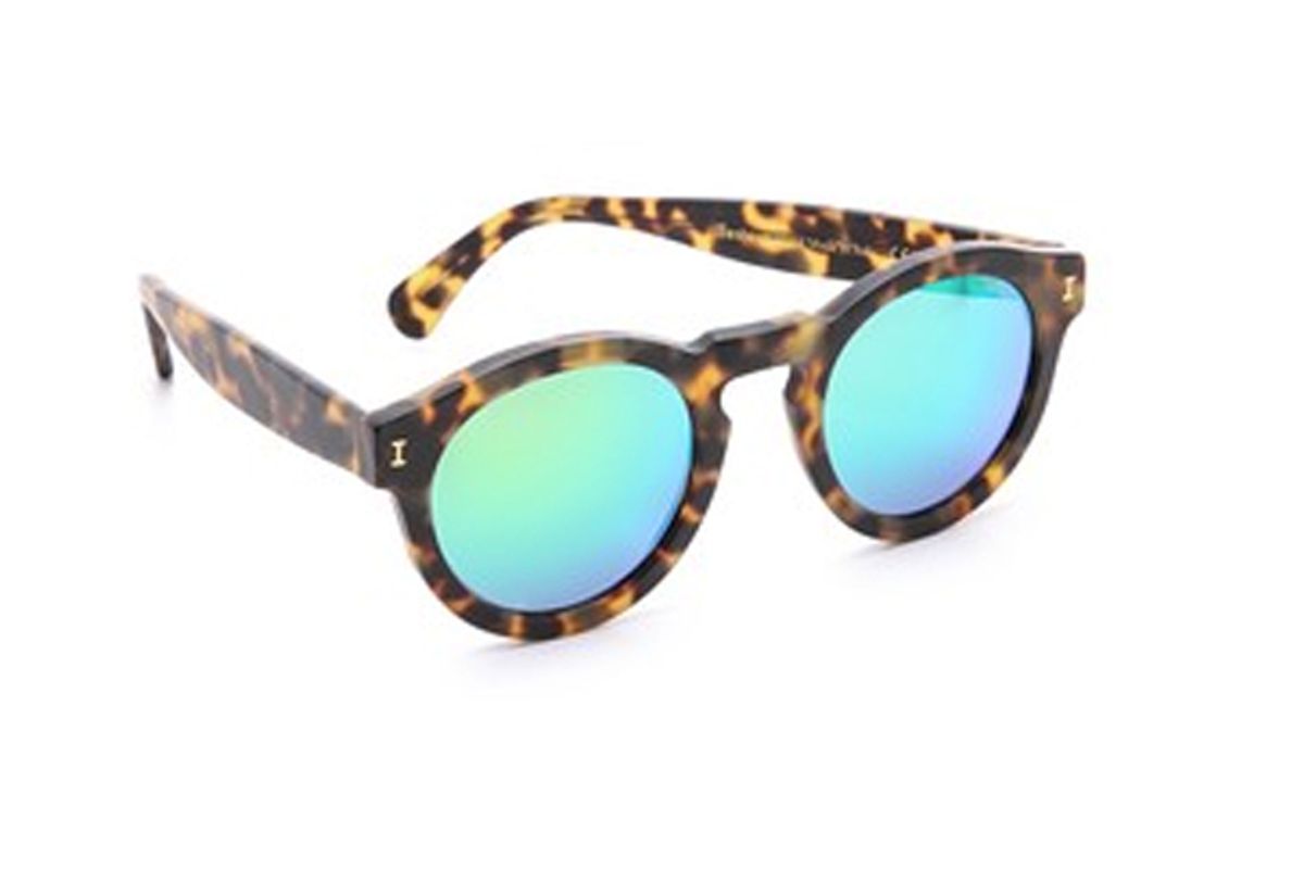 Leonard Matte Mirrored Sunglasses