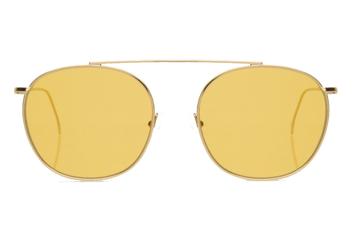 Mykonos II Sunglasses Gold with Honey See Through Lenses