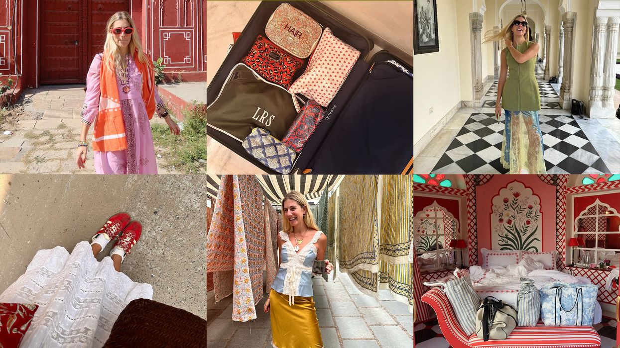 Stylist & Fashion Publicist Lilly Sisto Packed Bright Colors & Lots of Linen for 1 Week in India