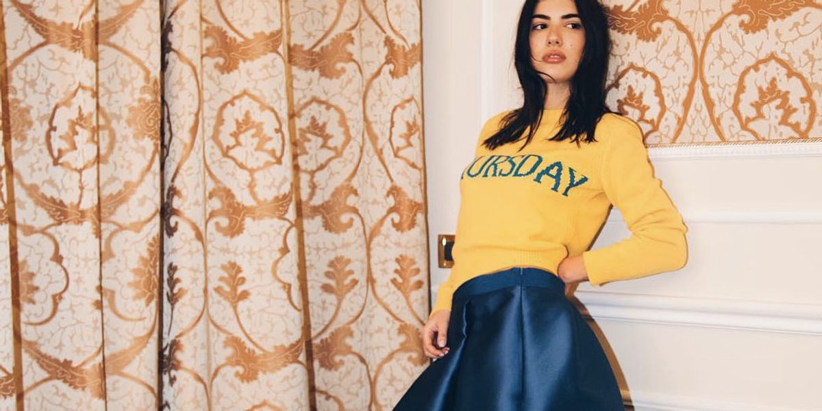 klaver Habubu Indføre Alberta Ferretti's Days-of-the-Week Sweater Is Taking Over Instagram -  Coveteur: Inside Closets, Fashion, Beauty, Health, and Travel