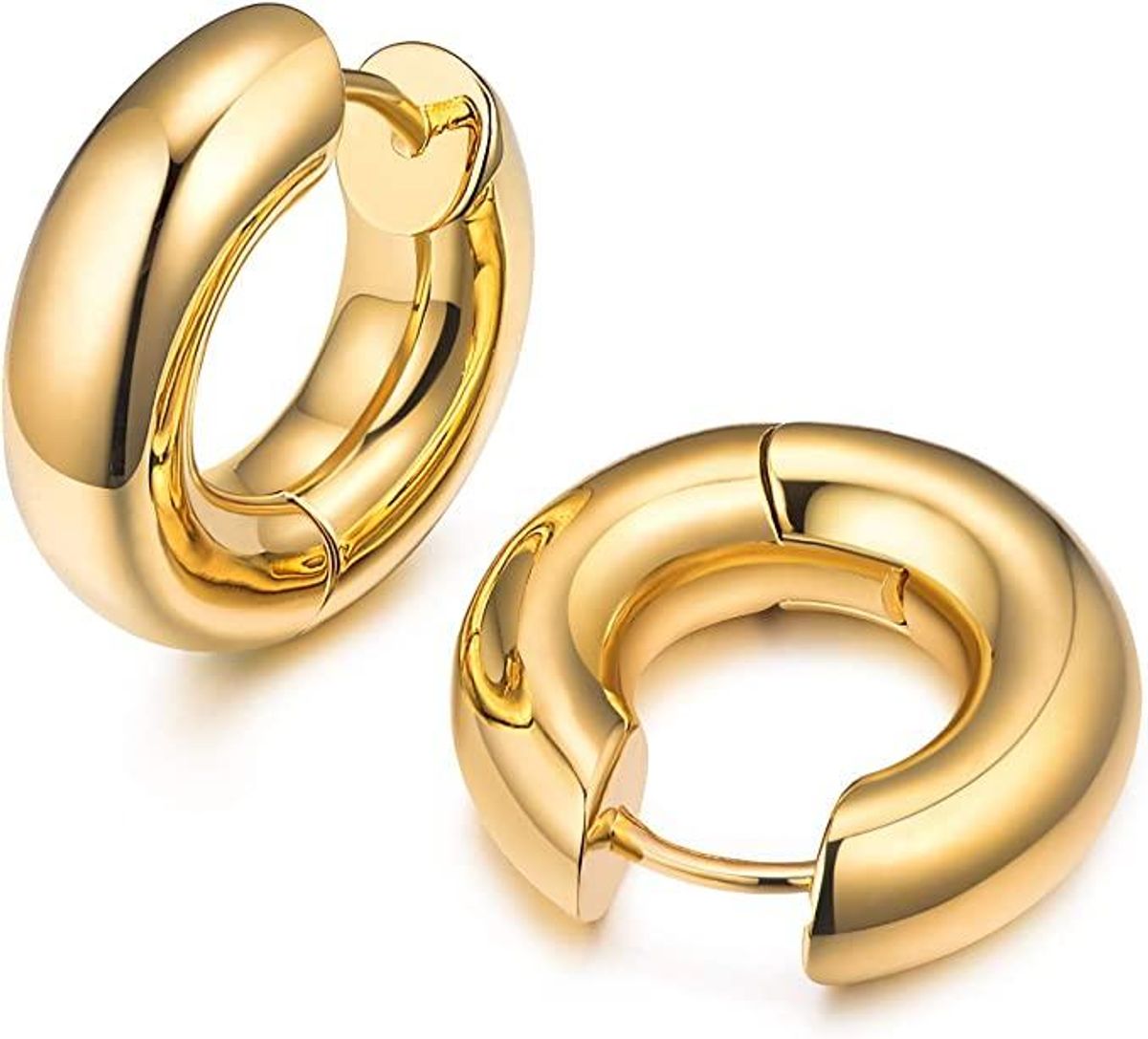 Gold Huggie Earrings