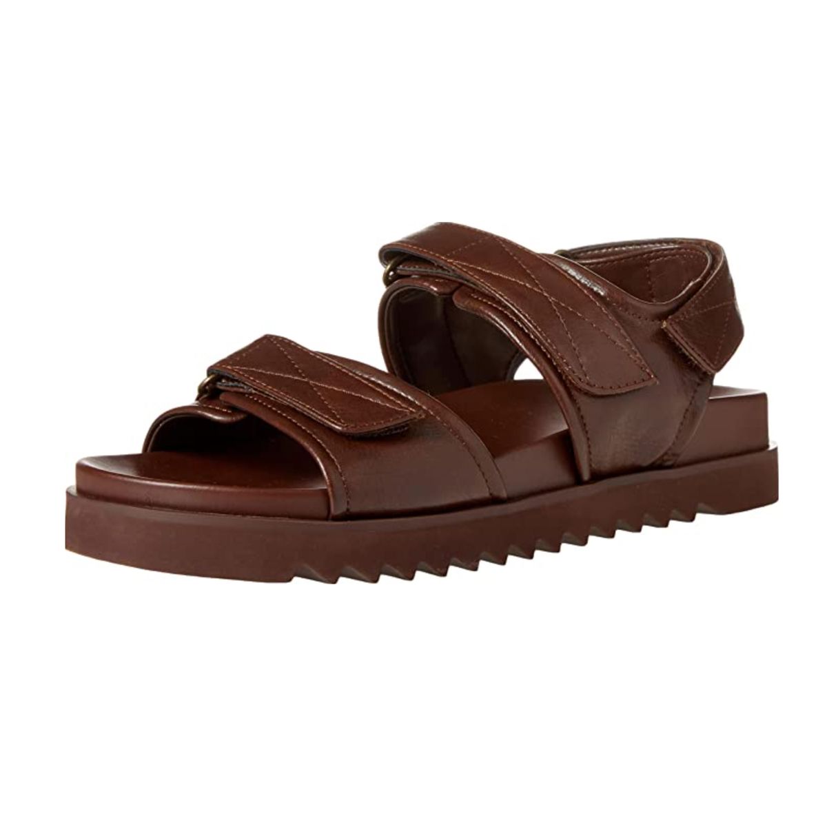 Padded Velcro Platform Sandal
