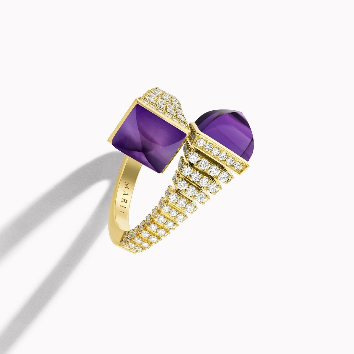 Cleo Rev Slim Diamond Ring