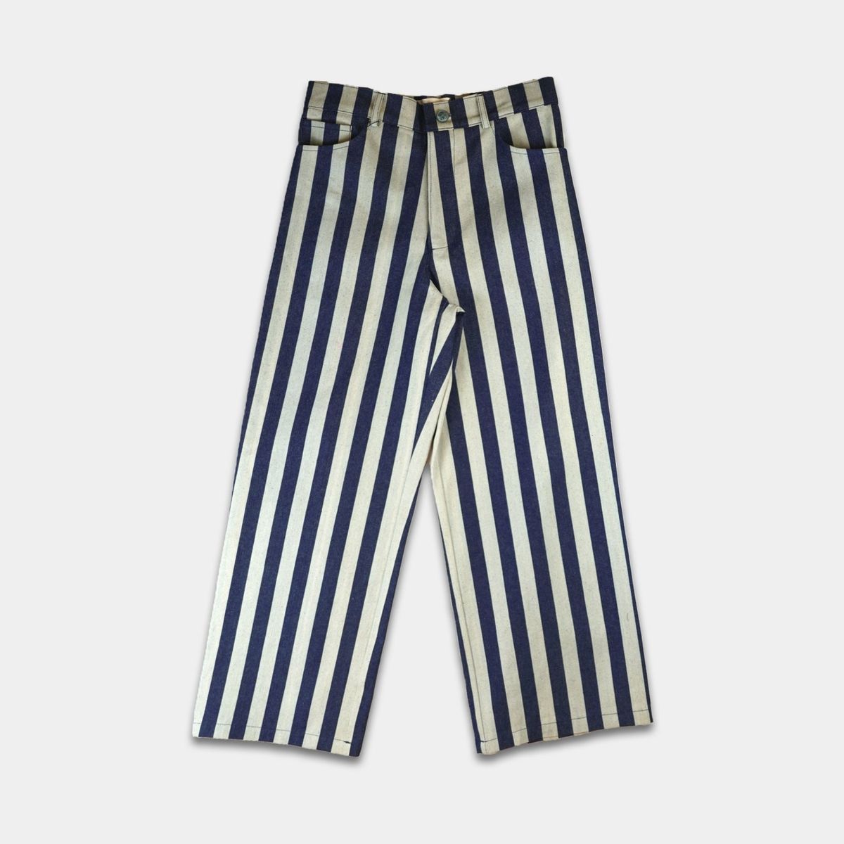 Striped Denim Pant