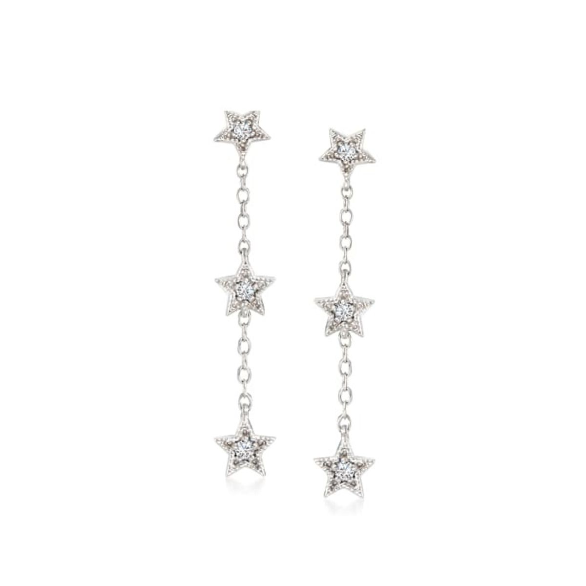 Diamond Star Earrings