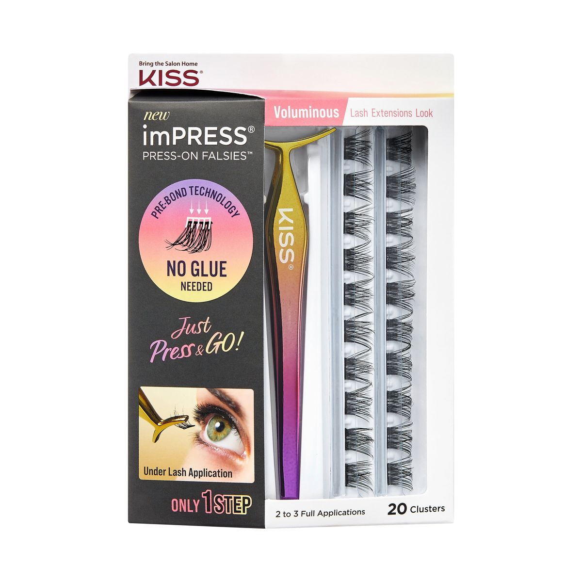 imPress Falsies Eyelash Clusters Kit