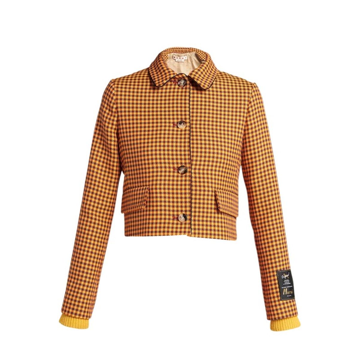 Orange Check Jacket