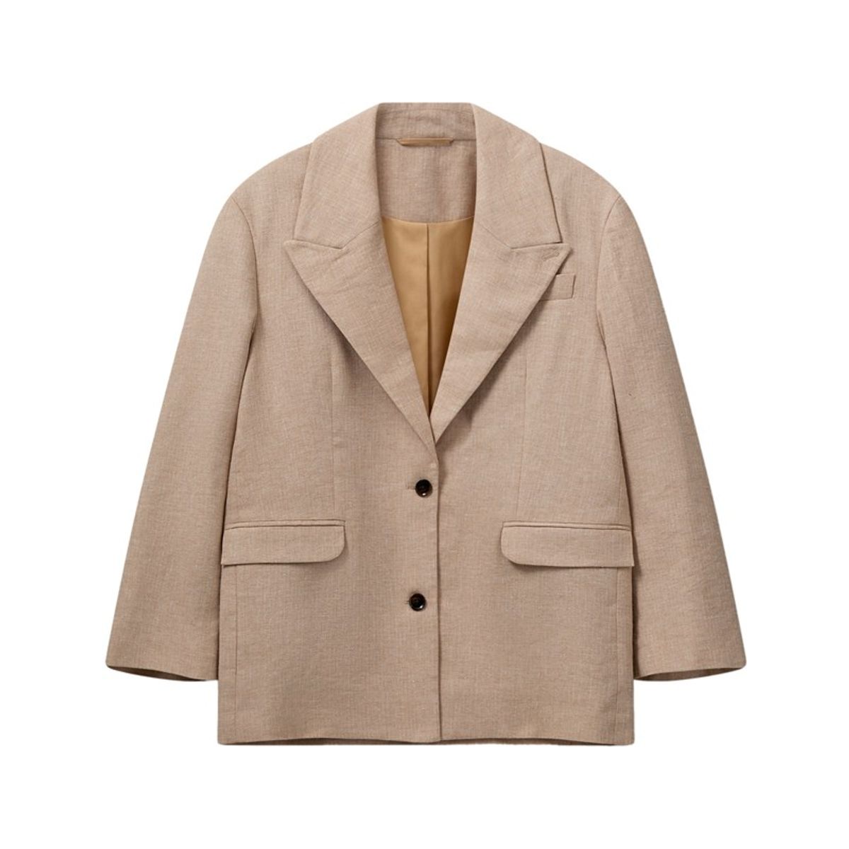 Lino Oversized Linen-blend Blazer