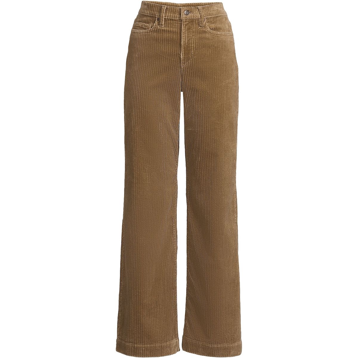 Women's High Rise Wide Leg Corduroy Pants