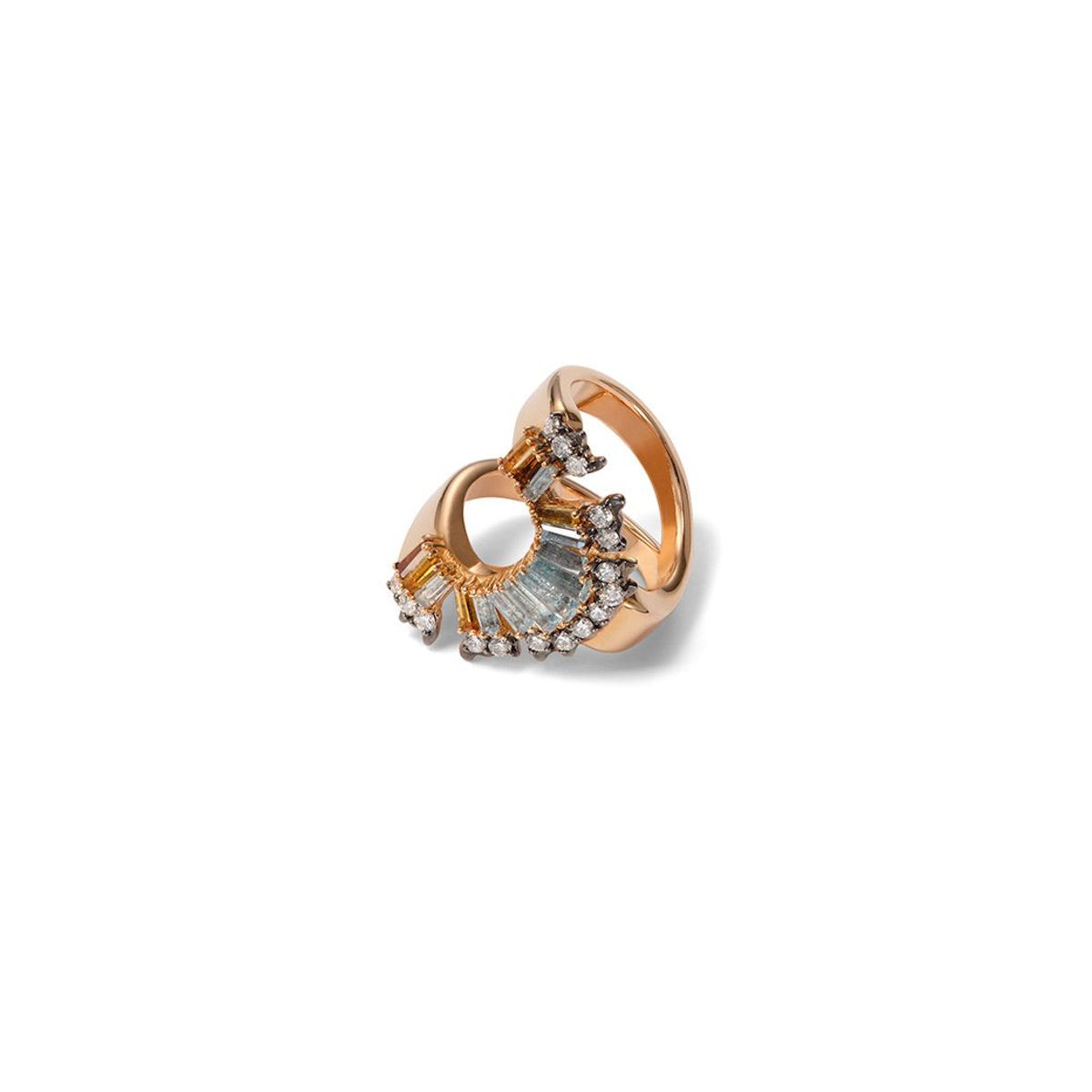 C Ruched Ring