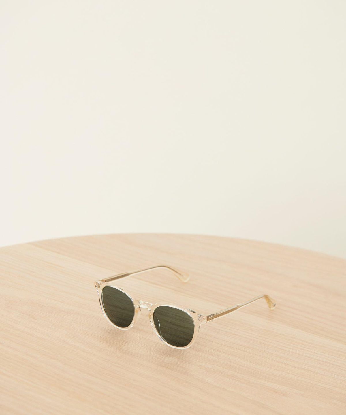 Clement Sunglasses in Pure Glass