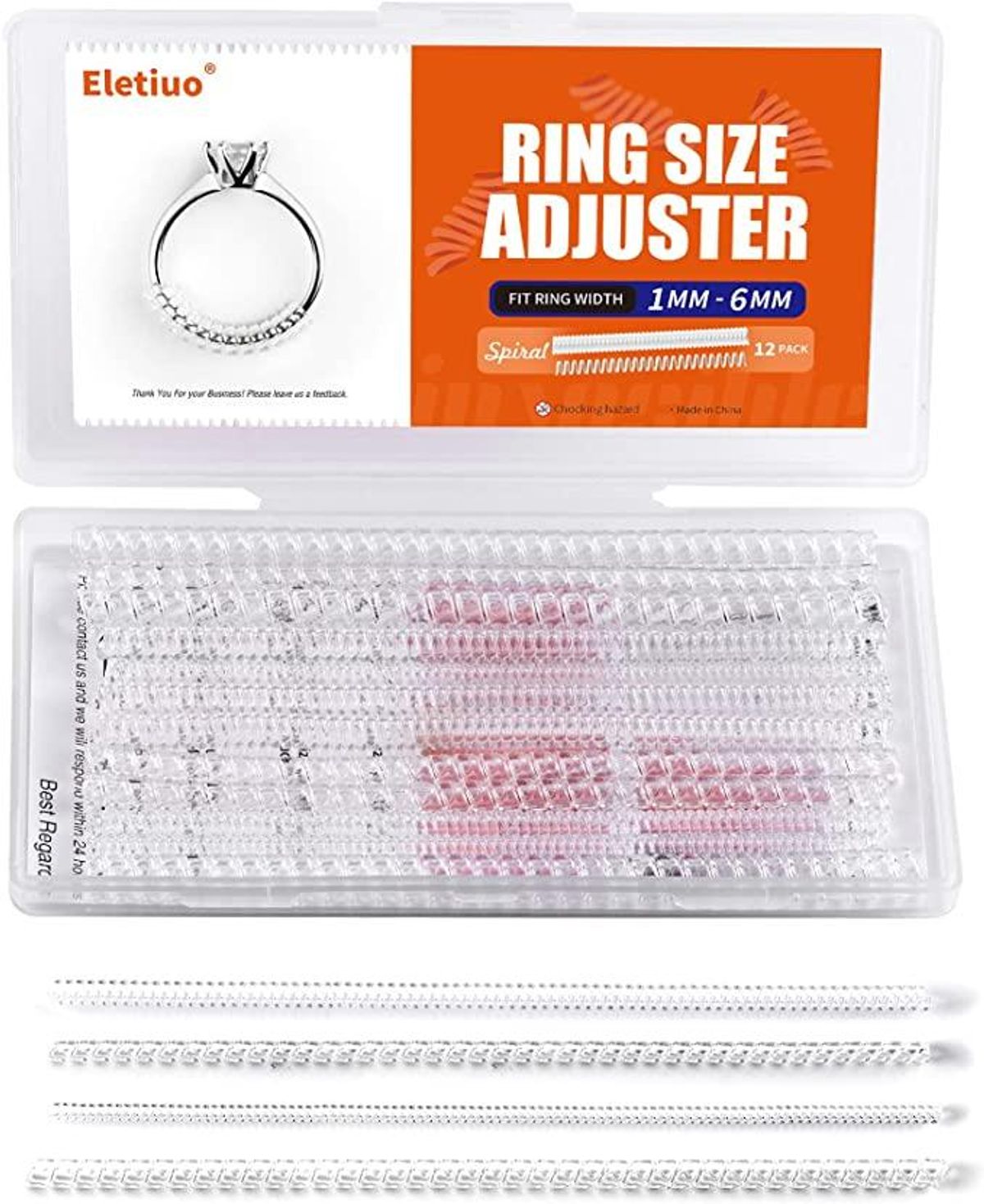 12 Pack Ring Size Adjuster