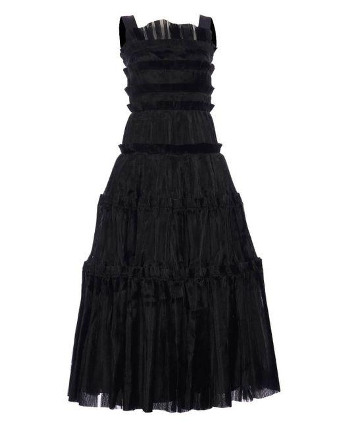 Jacinto Pleated Organza Midi Dress