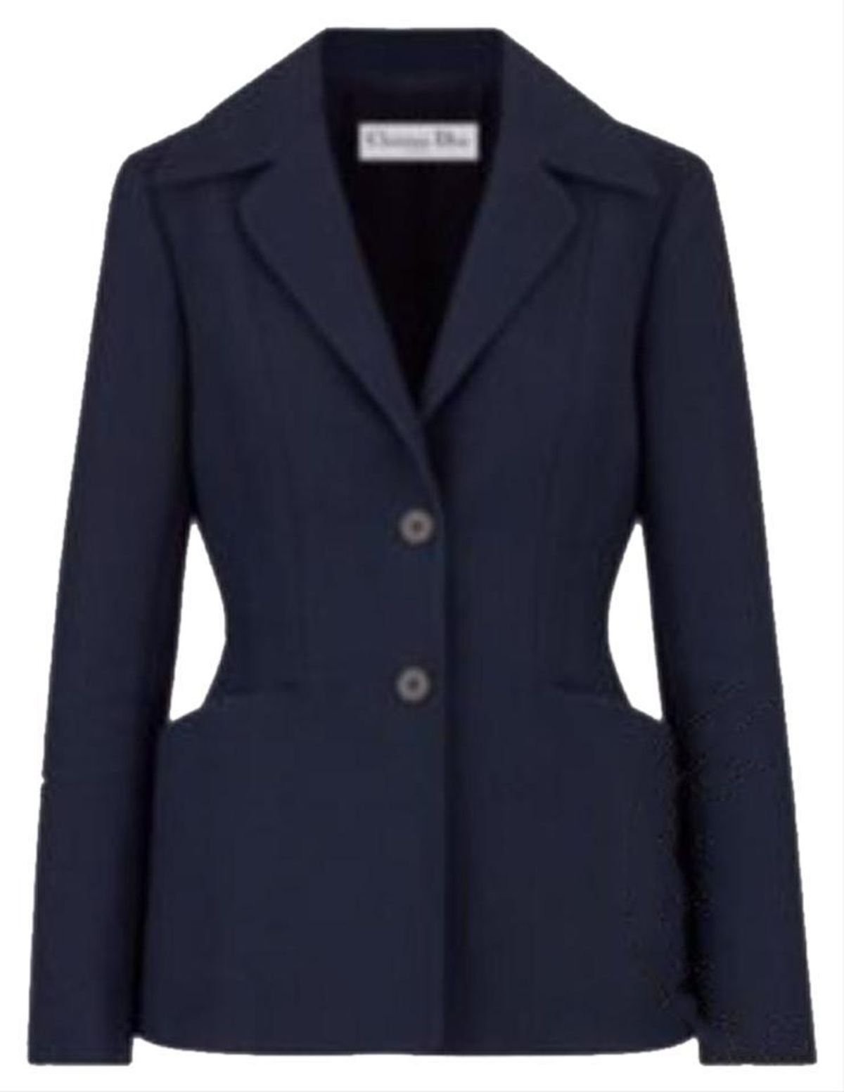 Navy Montaigne Blue 30 Silk Bar Jacket Blazer