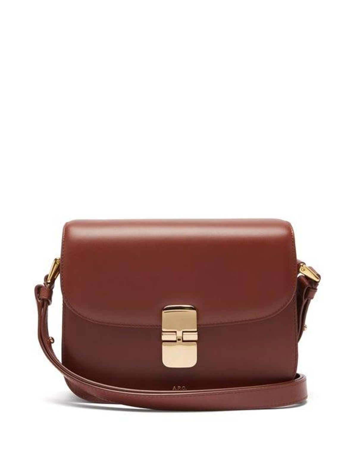 Grace Smooth Leather Shoulder Bag