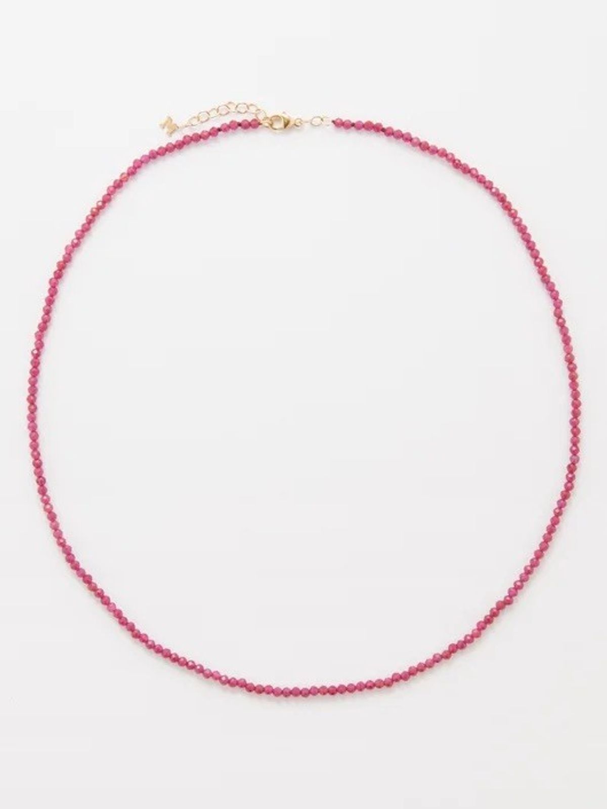 Ruby & 14kt Gold Necklace