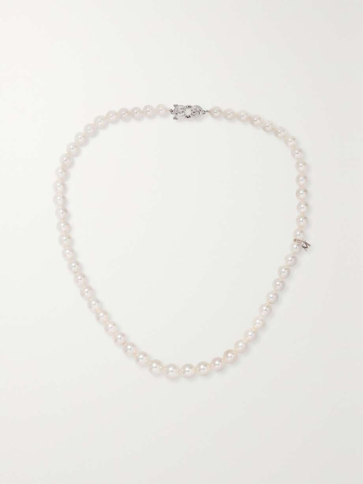 18-Karat White Pearl Necklace
