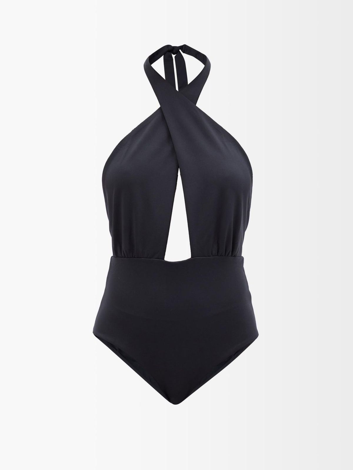 Cowry Cutout Halterneck Swimsuit