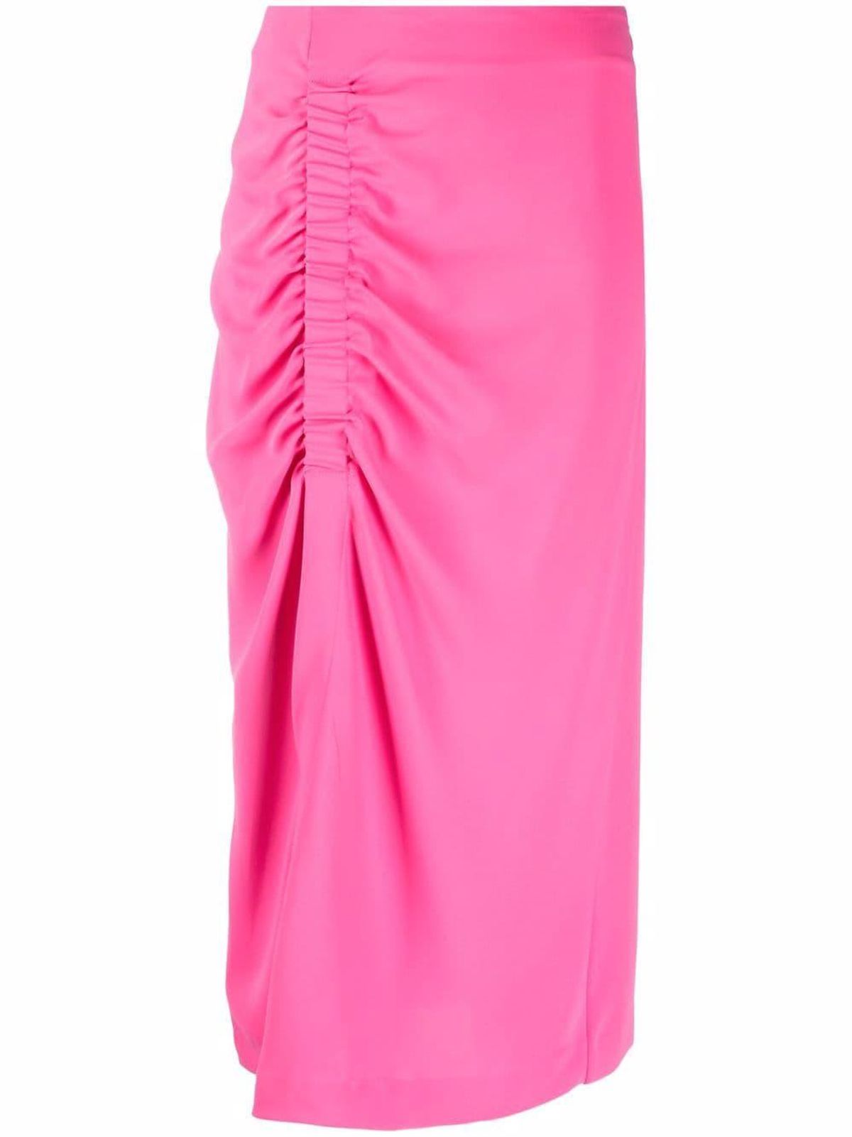 High-waisted Draped Skirt