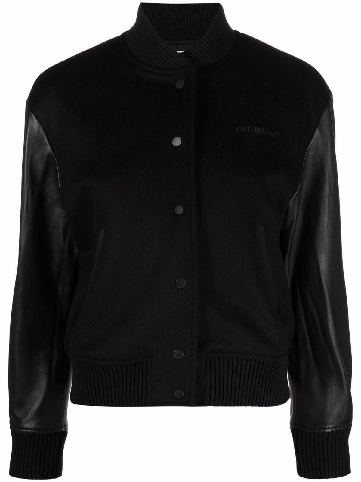 Diag Varsity Bomber Jacket