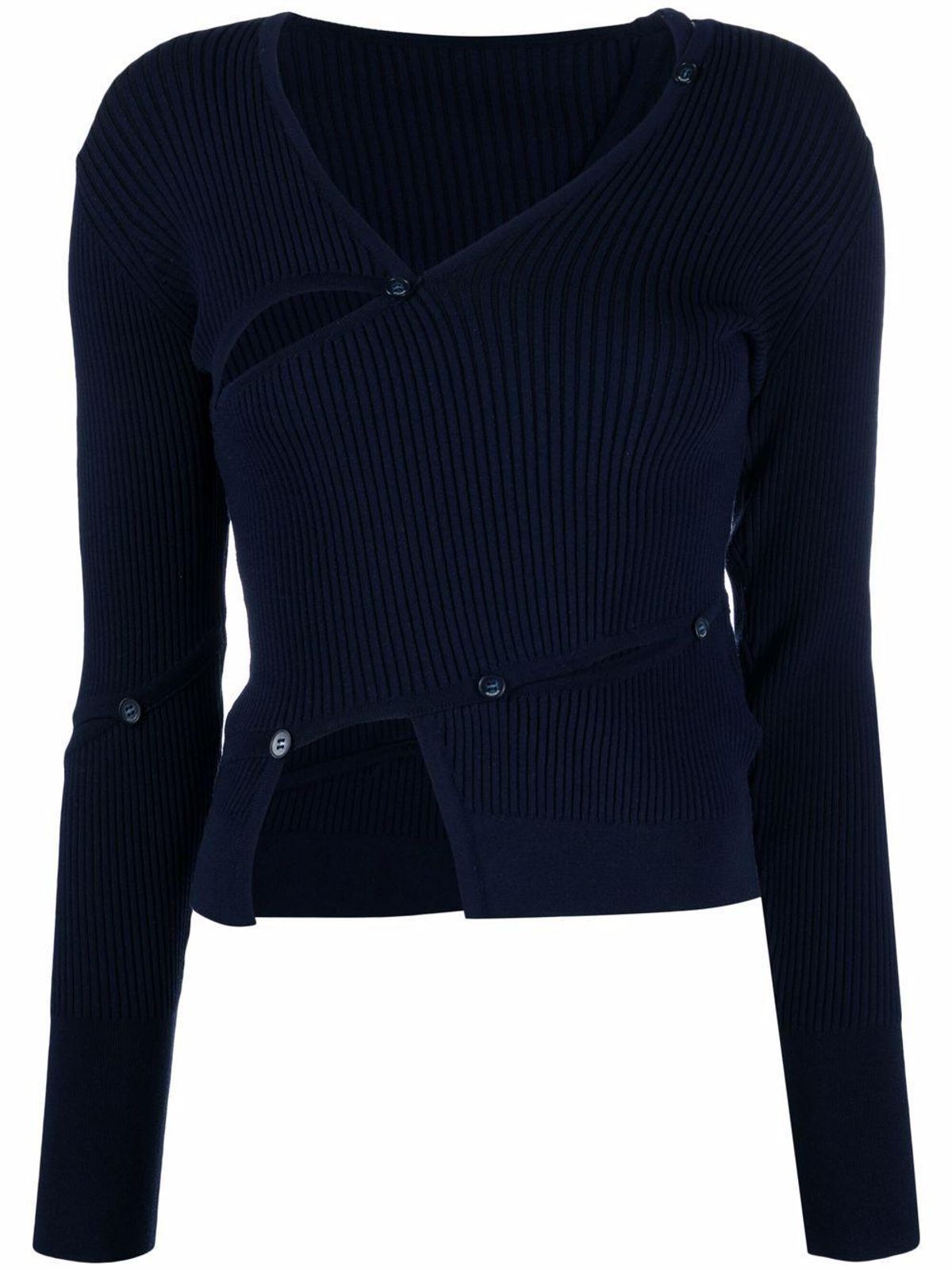 Tordu Button-front Jumper
