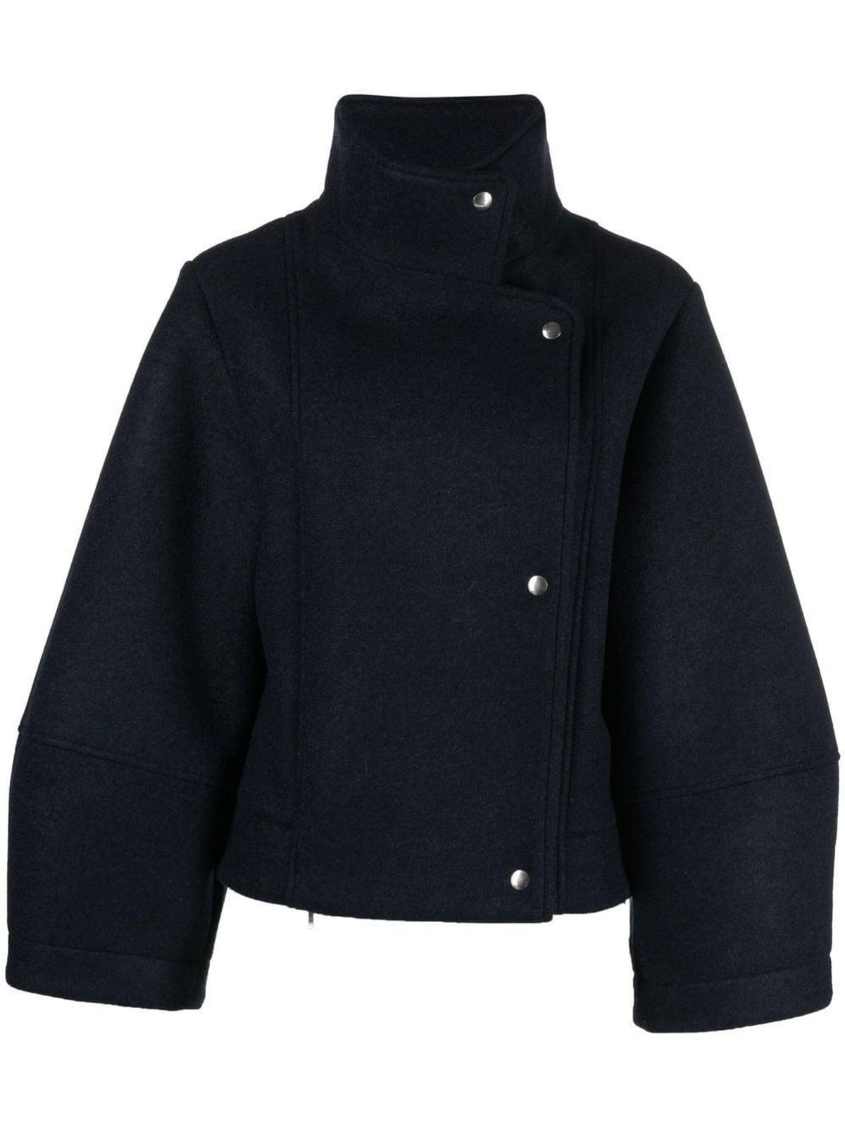 Wide Sleeves Biker Jacket