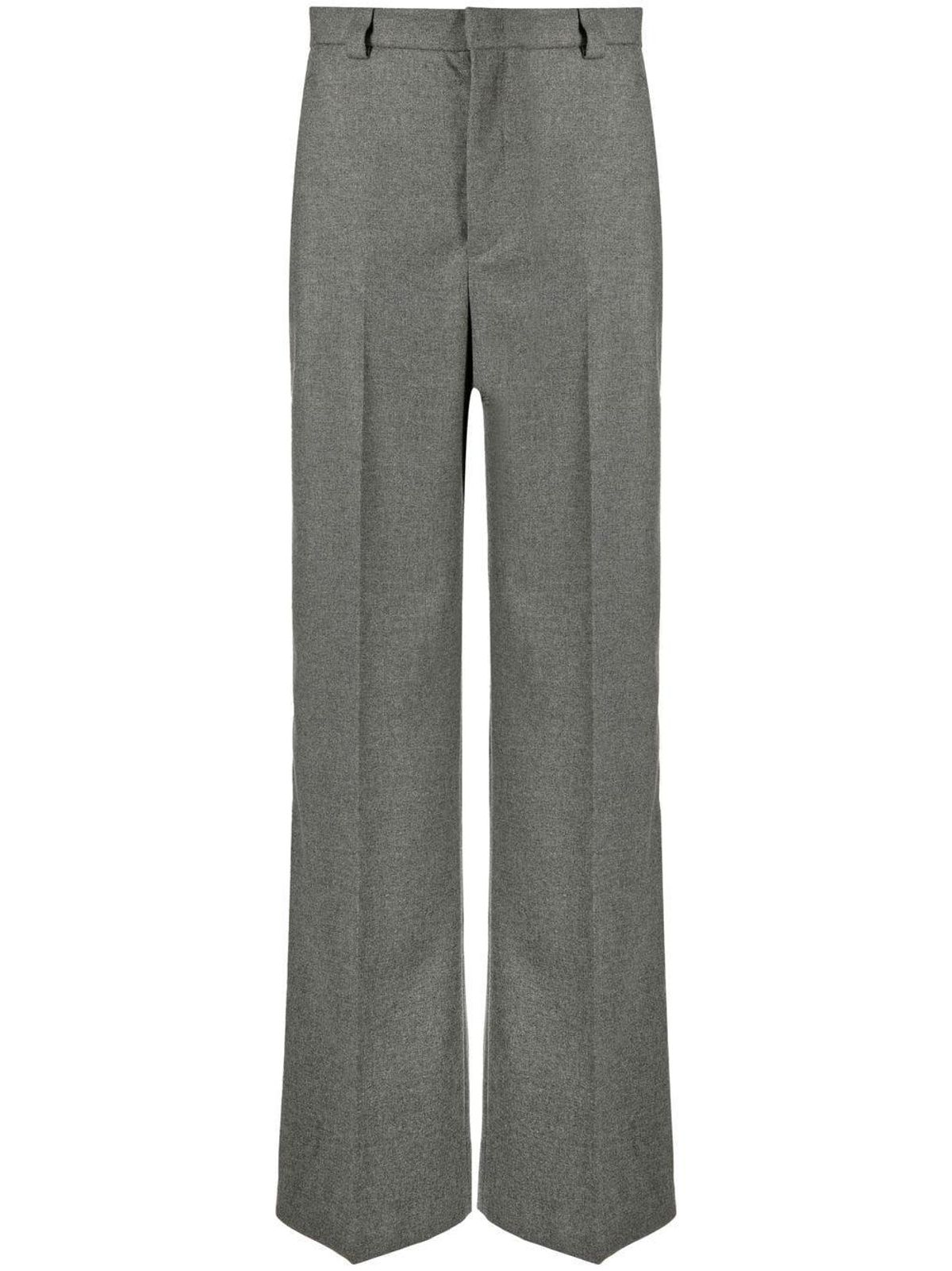 High-Waisted Wide-Leg Trousers